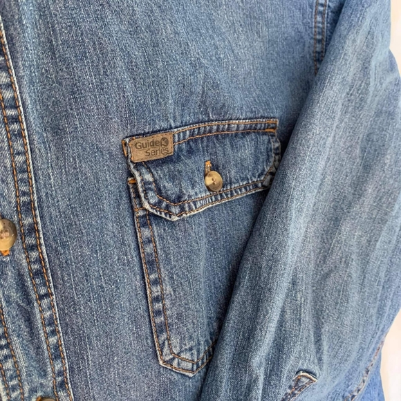 Gander Mountain Guide Series Fleece Long Sleeve Shirt, Heavy Work Mens XL - Picture 9 of 12